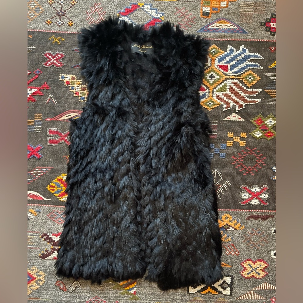 Linda Richards fur vest